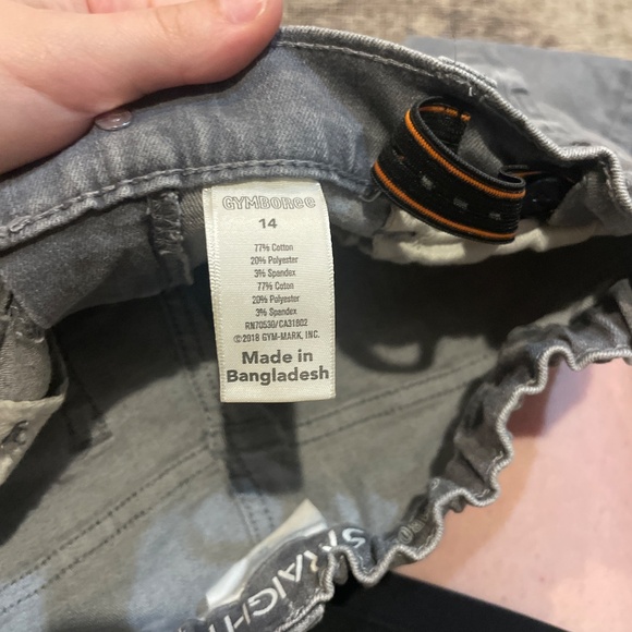 Gymboree Gray Jeans Size 14 - Picture 3 of 4
